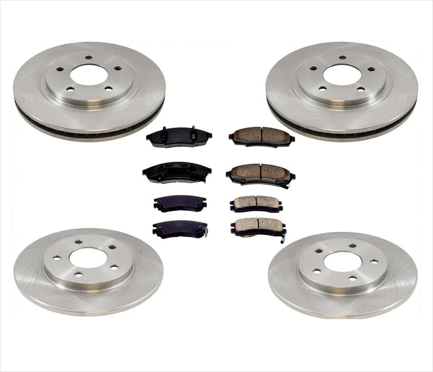 Front & Rear Disc Brake Brake Rotors With Ceramic Pads 95-96 Grand Prix