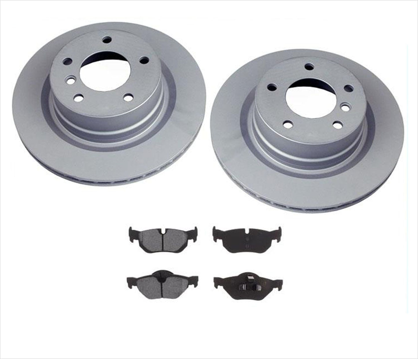 Kit de 3 piezas de rotores de freno trasero y pastillas de cerámica para BMW 128i 2008-2013