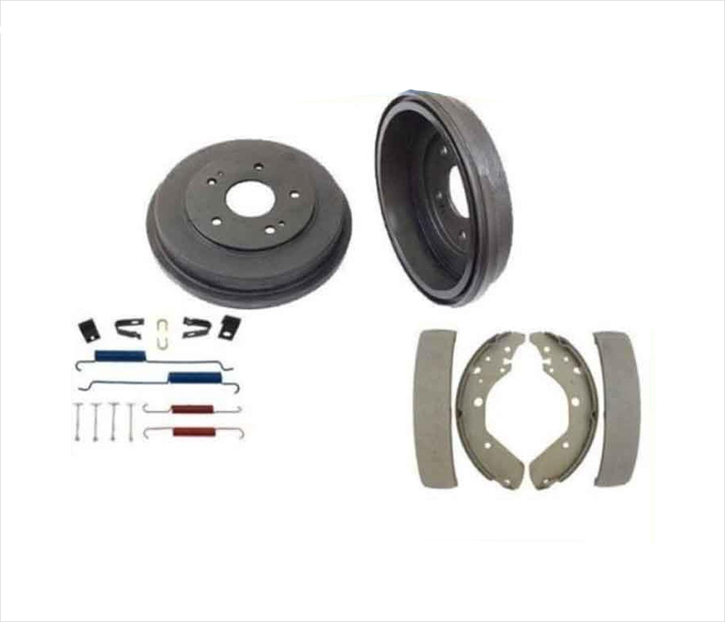 Rear Brake Drum Drums Shoes Spring Kit Fits 1999-2001 Honda Odyssey