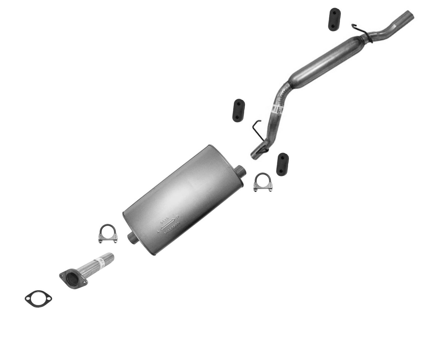 Para sistema de tubo de escape silenciador Buick Rendezvous 3.4L 2002-2005