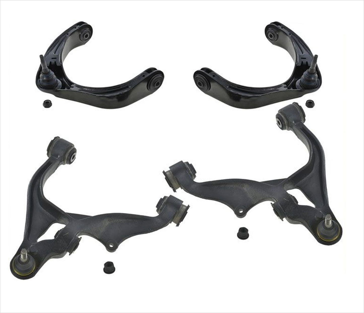 Brazos de control delanteros superiores e inferiores para Dodge Ram 1500 5 Stud 4 Wheel Drive 06-08