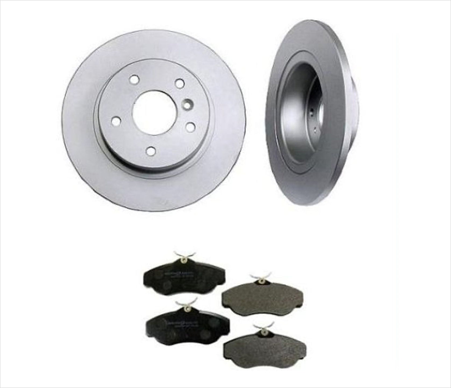 Se adapta a Land Rover 95 02 Range Rover Rotores de freno delantero y pastillas de cerámica Kit de 3 piezas