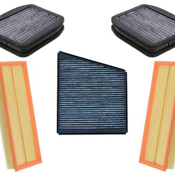 New Engine & Cabin Air Filter In Heater Box 5p Kit for Mercedes-Benz E350 06-09