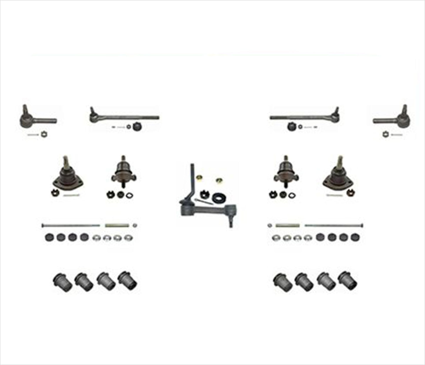 Ball Joints Tie Rods & Bushings 15PC KIT for 1963-64 Bel Air Biscayne Impala