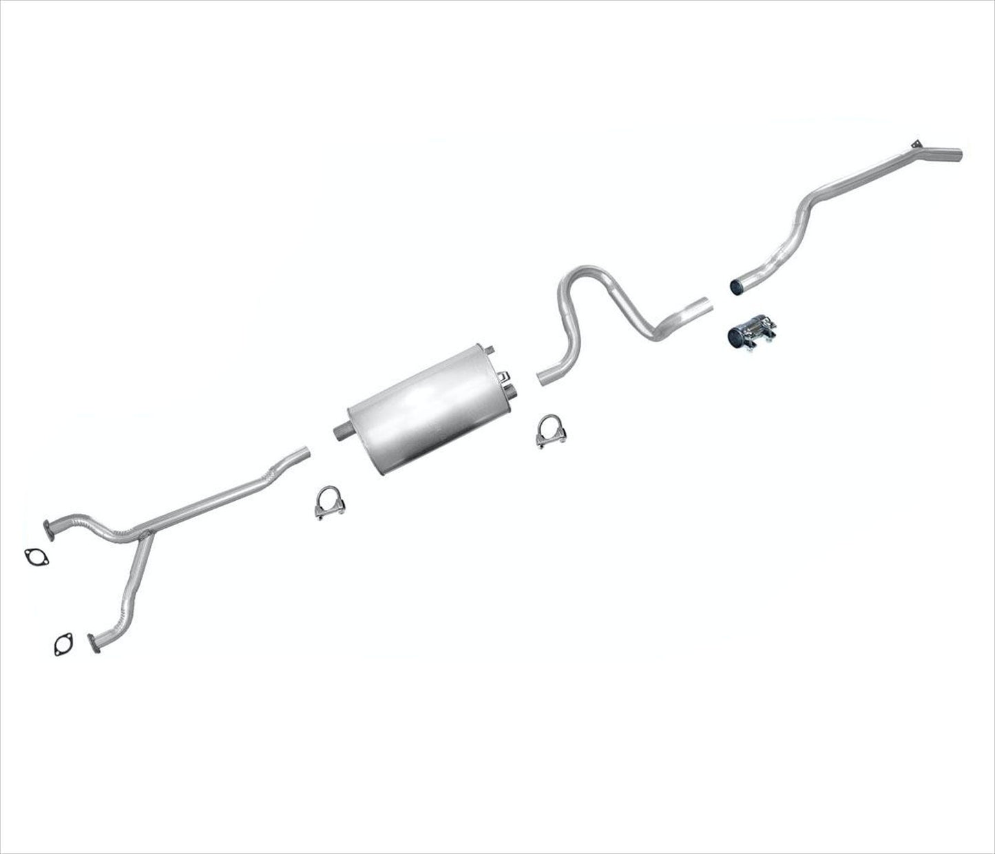 Sistema de escape HECHO EN EE. UU. Se adapta a Ford Crown Victoria Grand Marquis 1986-1988