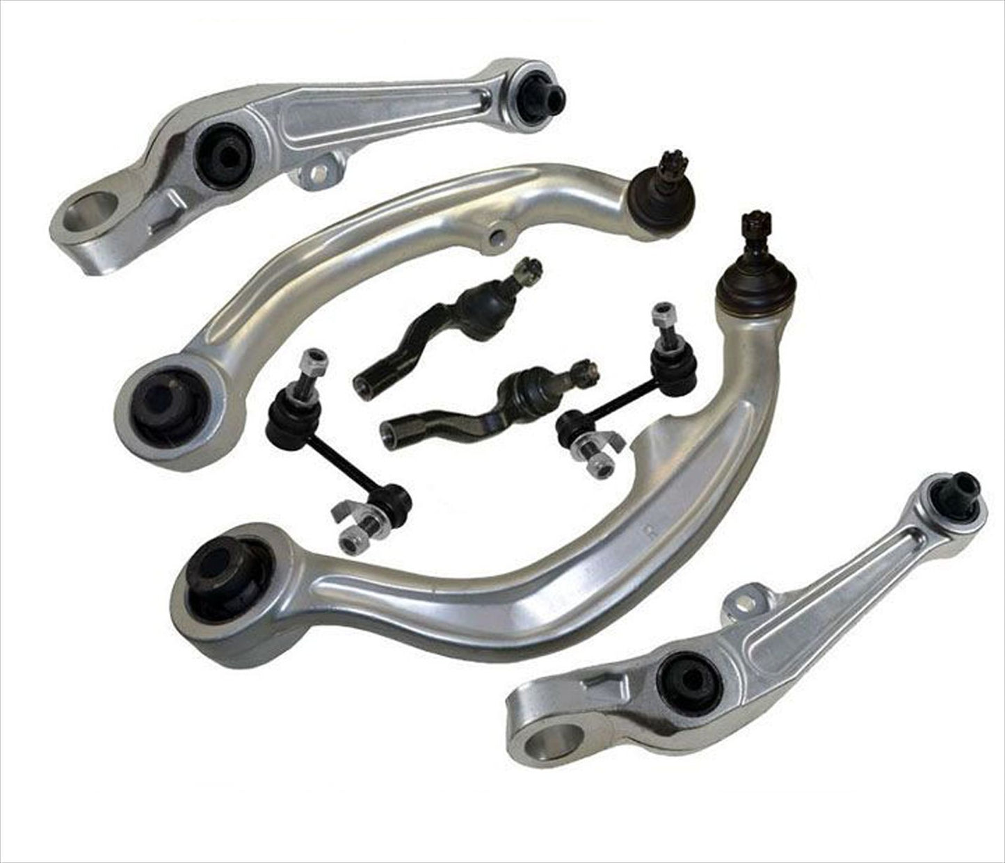 Front Steering Chassis 8pc Kit for Nissan 350Z 03-09 Rear Wheel Drive