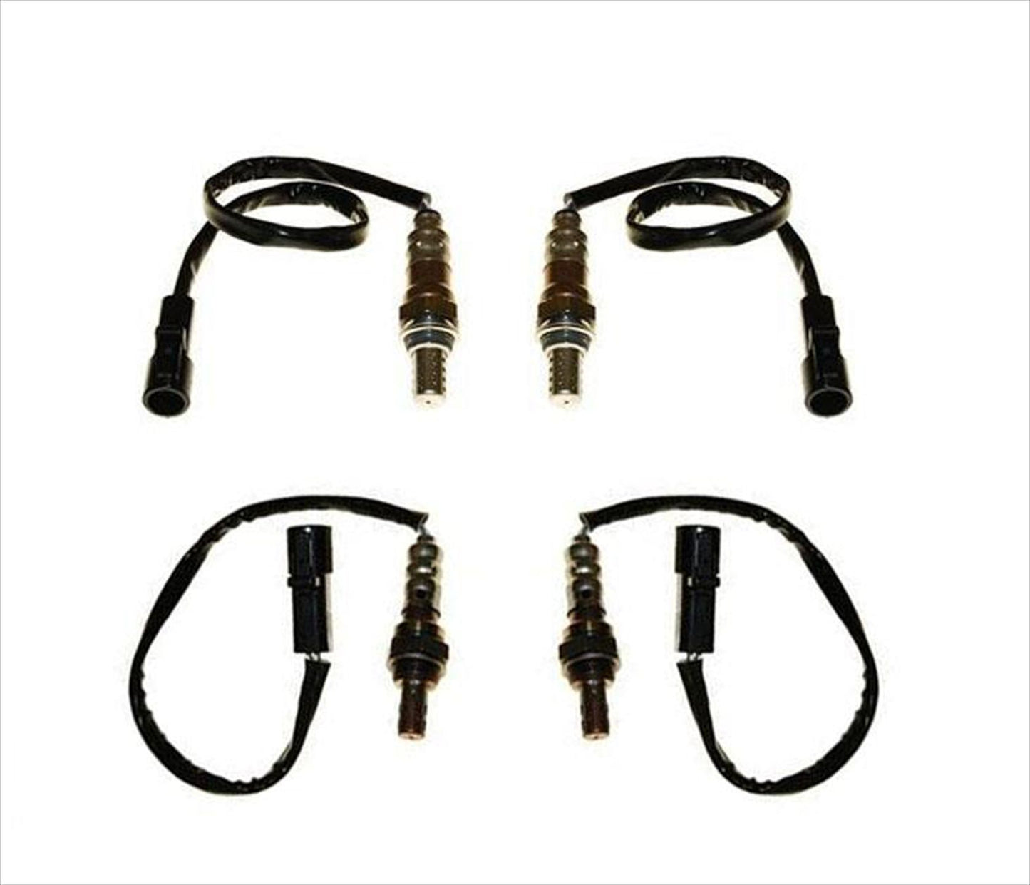 (4) Sensor de oxígeno O2 delantero y trasero ajuste directo para Ford Expedition 5.4L V8 01-08