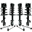 Puntales de resorte helicoidales delanteros y traseros y enlaces de barra estabilizadora 8 piezas para Lexus ES350 2007-2008