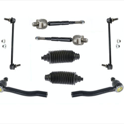 Enlaces de varillas de amarre interiores y exteriores delanteros y botas universales para Nissan JUKE 2011-2017