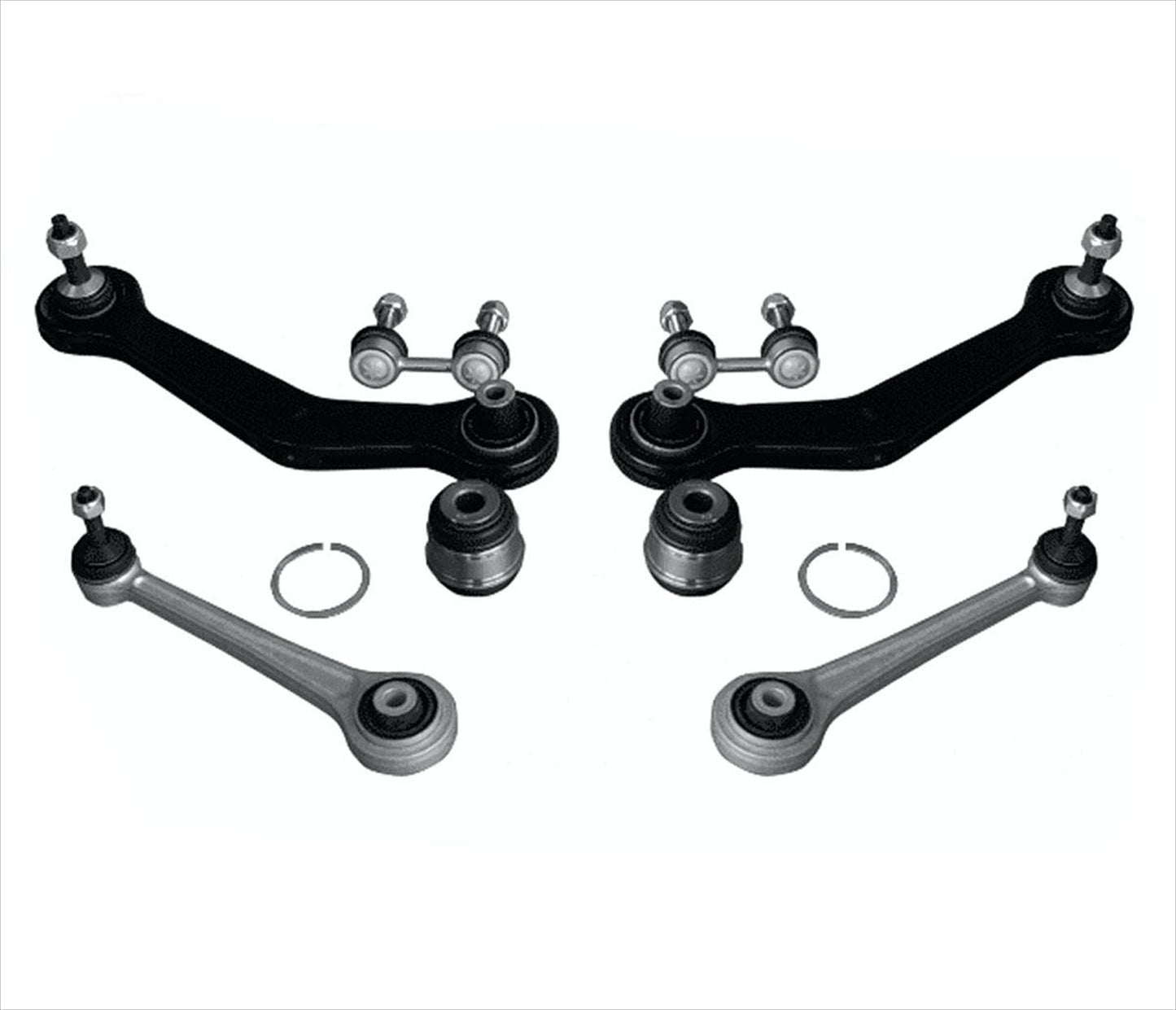 REAR OF THE CAR Lateral Arms Sway Bar Links & Bushings 8 Pcs Kit Fits 00-06 X5