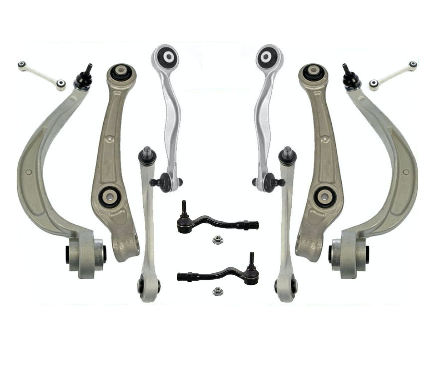 Front Lower & Upper Control Arms 12Pc Kit fits for Audi A4 A5 Quattro 2009-2010