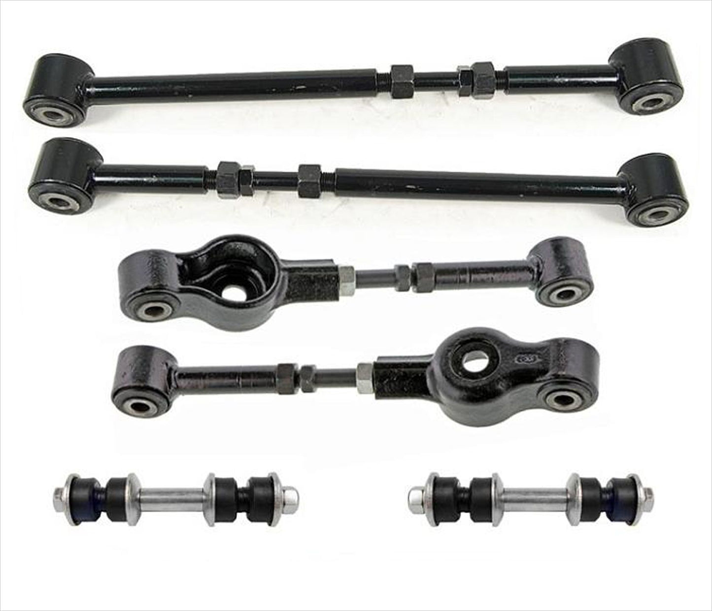 Rear Sway Links (4) Lateral Links Control Arm Rear for 95-00 4Dr Stratus 6pc Kit