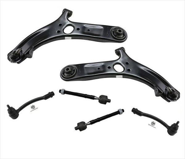 100% New Front Lower Control Arms Inner Outer Tie Rods for Hyundai Accent 12-17