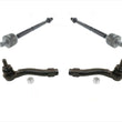 Brand New Set of Front Inner & Outer Tie Rods For 12-16 Honda CR-V