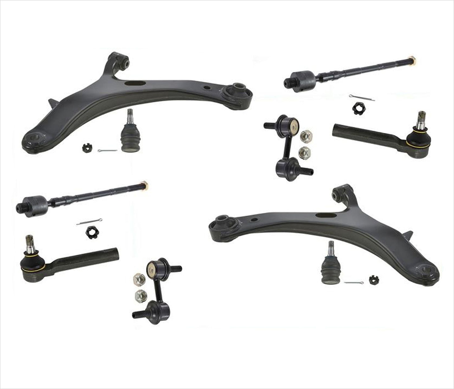 Brazos de control delanteros con varillas y eslabones BJ para Subaru Outback y Legacy 05-09