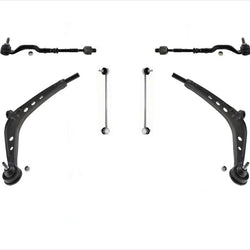 Front Lower Arms Tie Rods & Links 6 Pcs For 01-05 325XI 330XI ALL WHEEL DRIVE