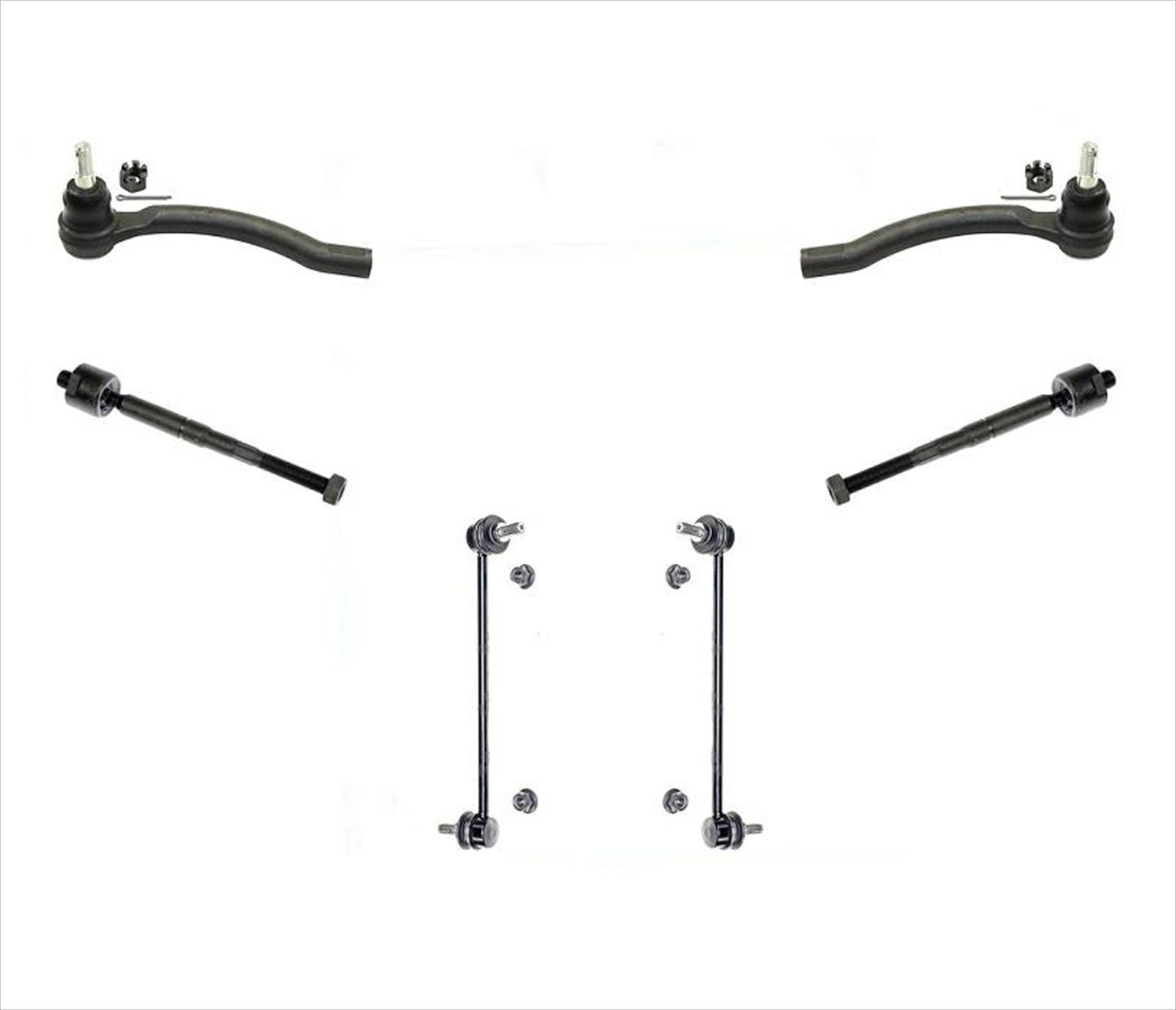 Varillas y enlaces delanteros interiores y exteriores para Nissan Altima 13-17 16-17 Maxima
