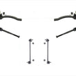 Front Inner & Outer Tie Rods & Links For 13-17 Nissan Altima 16-17 Maxima