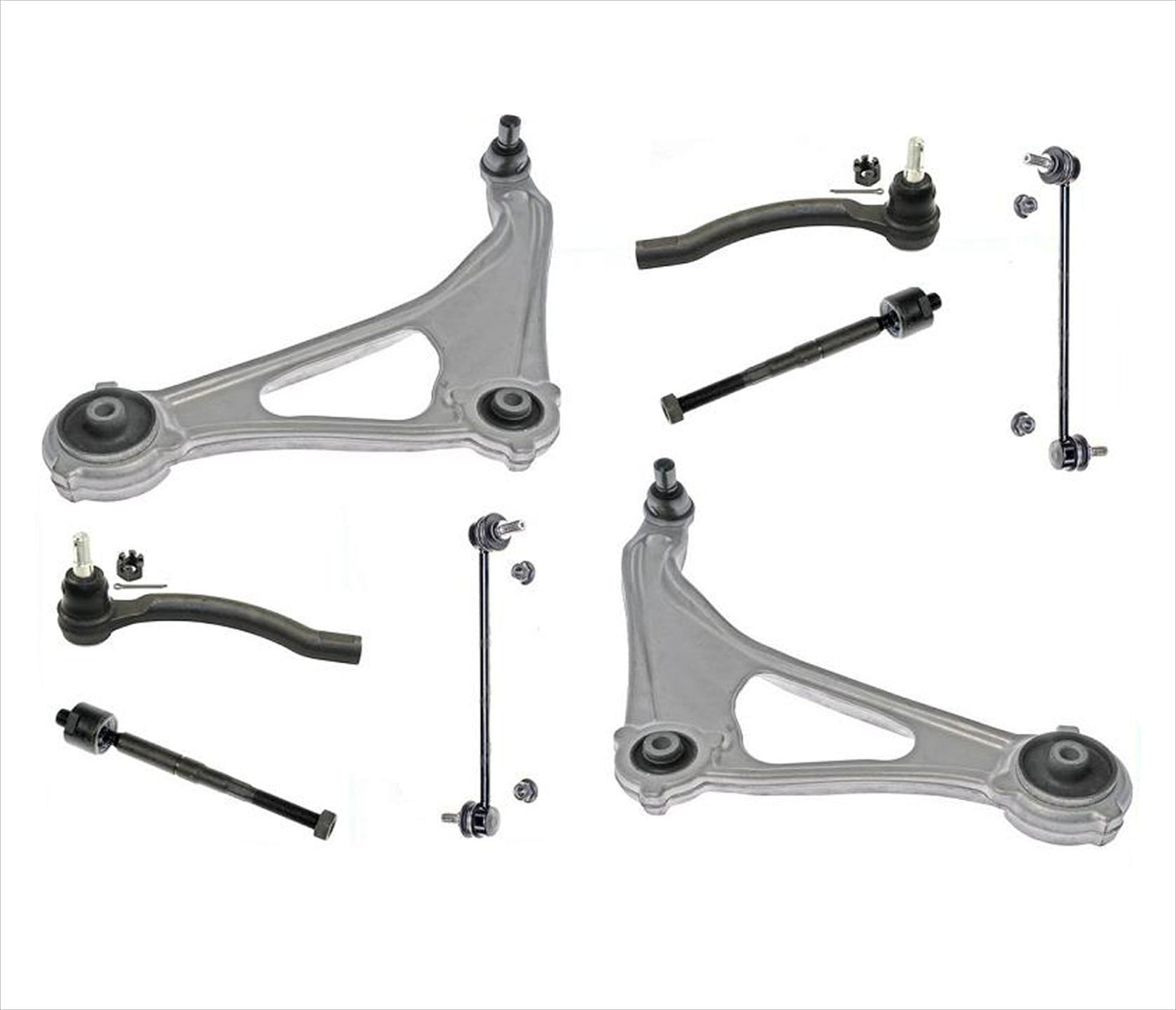 Brazos de control inferiores con tirantes y enlaces BJ para Nissan Altima 14-18 y Maxima 16-22