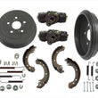 Rear Drums Shoes & Wheel Cyl For 03-08 Toyota Corolla VIN Starting in 1,2,3,4,5