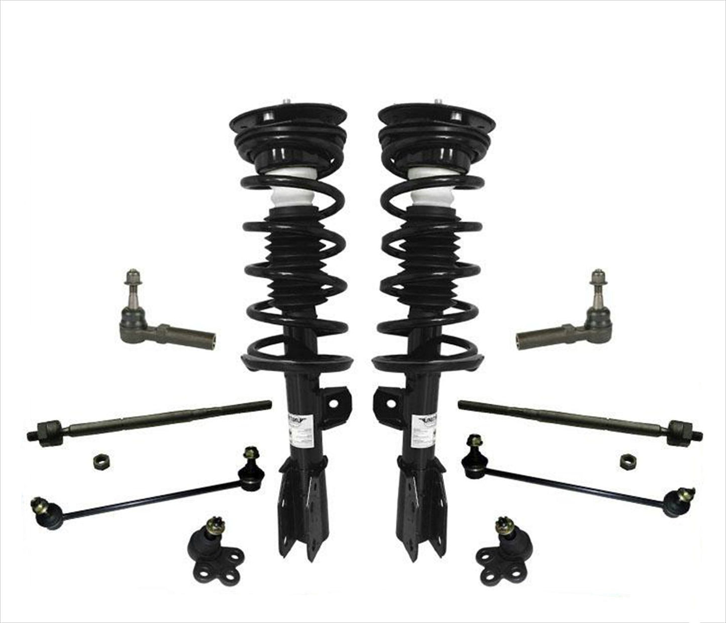 Puntales de resorte helicoidales completos delanteros + kit de chasis para Saturn VUE 02-07