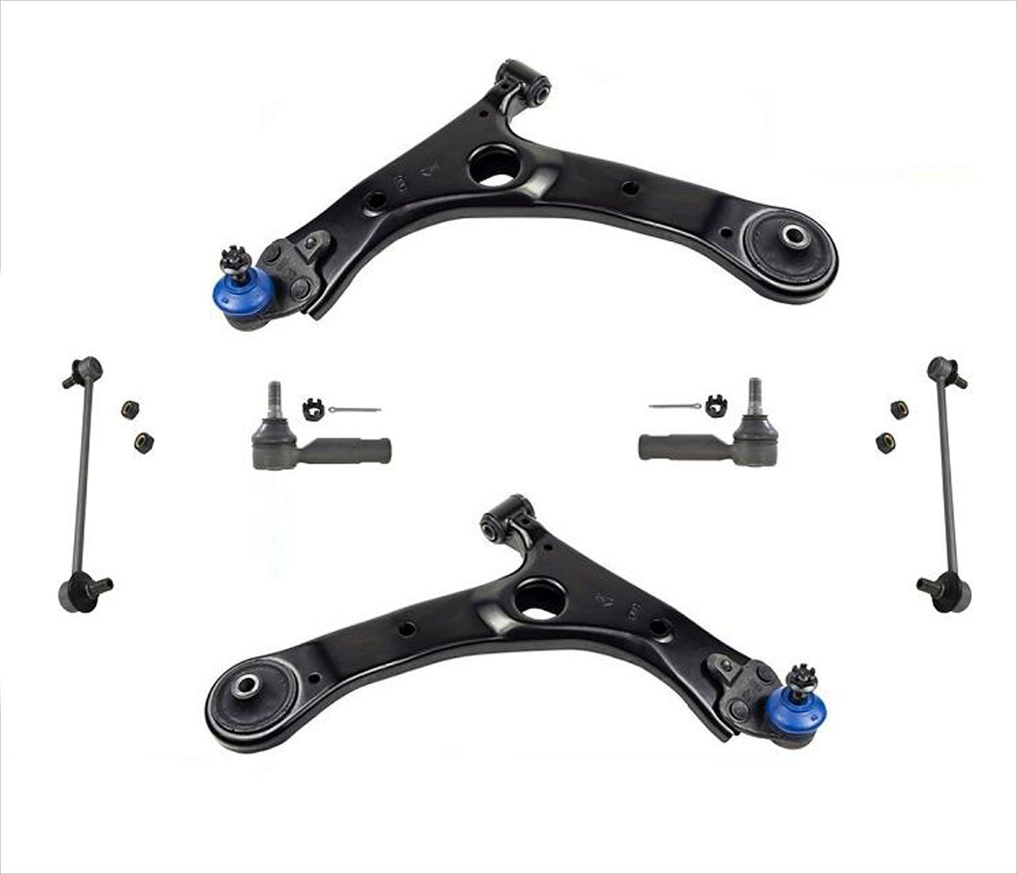 Brazos de control inferiores delanteros, rótulas, tirantes y enlaces para Toyota Corolla 14-2019