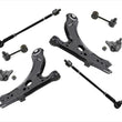 Bujes de brazos de control 100% nuevos, varillas de amarre BJ, eslabones de barra estabilizadora para Beetle 98-10, 8 piezas