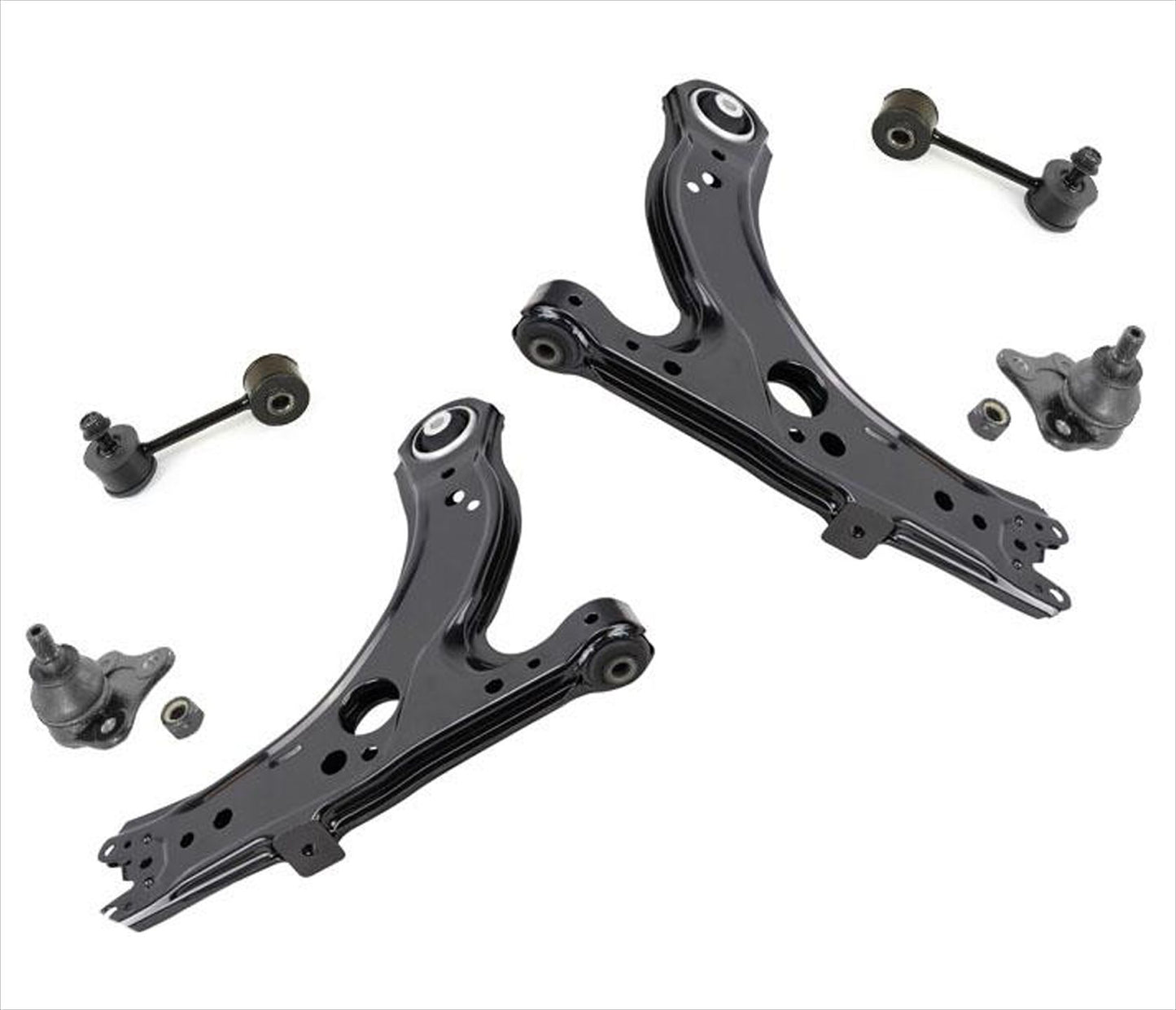Bujes de brazos de control 100% nuevos, eslabones de barra estabilizadora BJ para 98-10 Beetle 00-03 Golf NUEVO