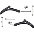 F Brazo de control bajo y varillas de unión de rótula para 09-13 Lancer 07-13 Outlander 8 PCS