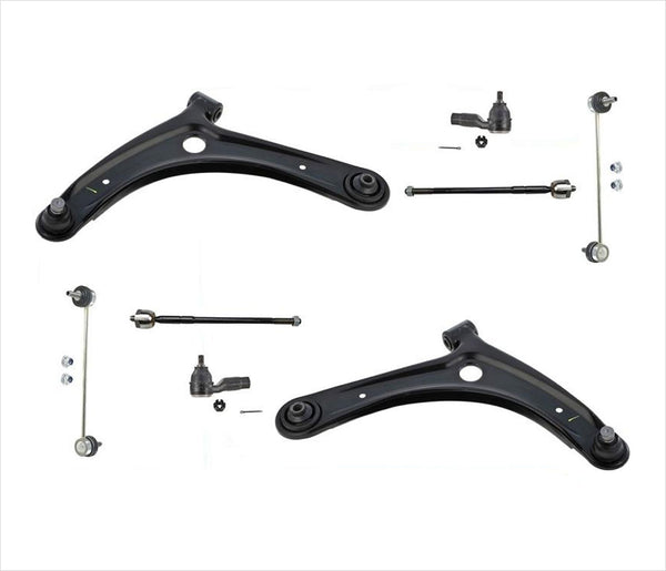 F Brazo de control bajo y varillas de unión de rótula para 09-13 Lancer 07-13 Outlander 8 PCS