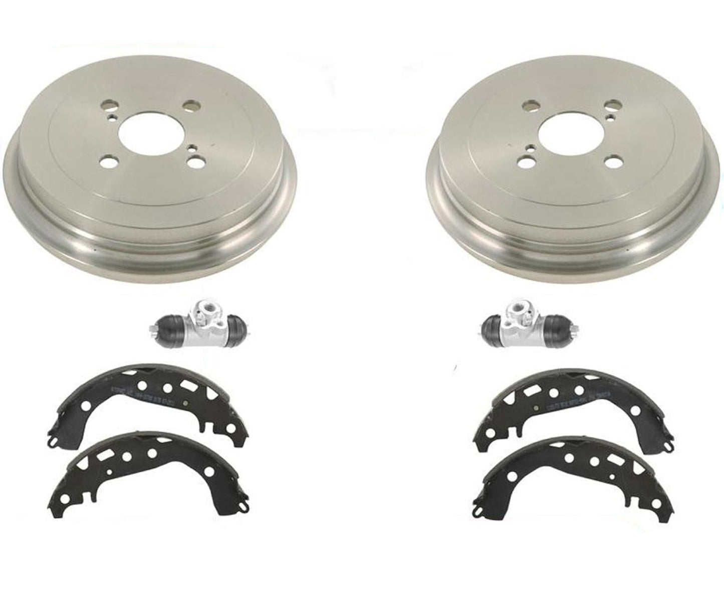 Fits Toyota YARIS 2006-2013 Rear Brake Drums and Brake Shoes Wheel Cylinders