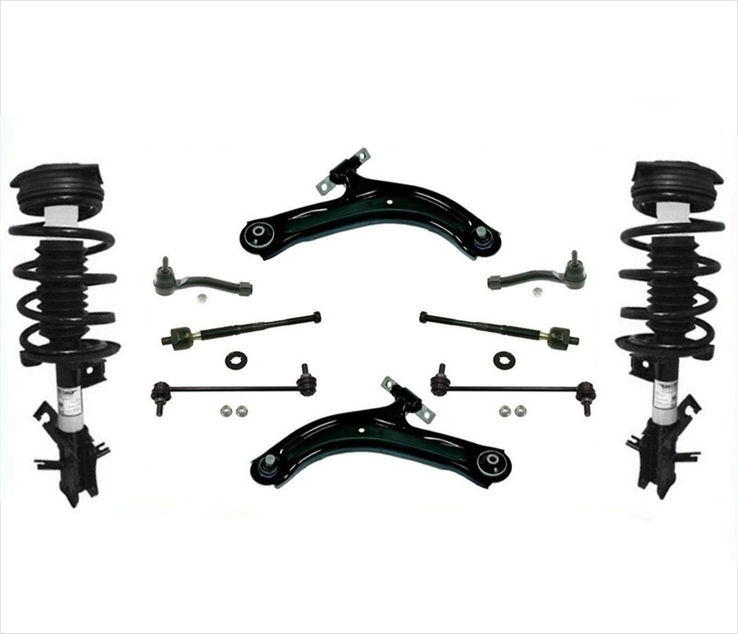 Puntales delanteros completos y kit de chasis de 8 piezas para Nissan Sentra 2.0L 07-12