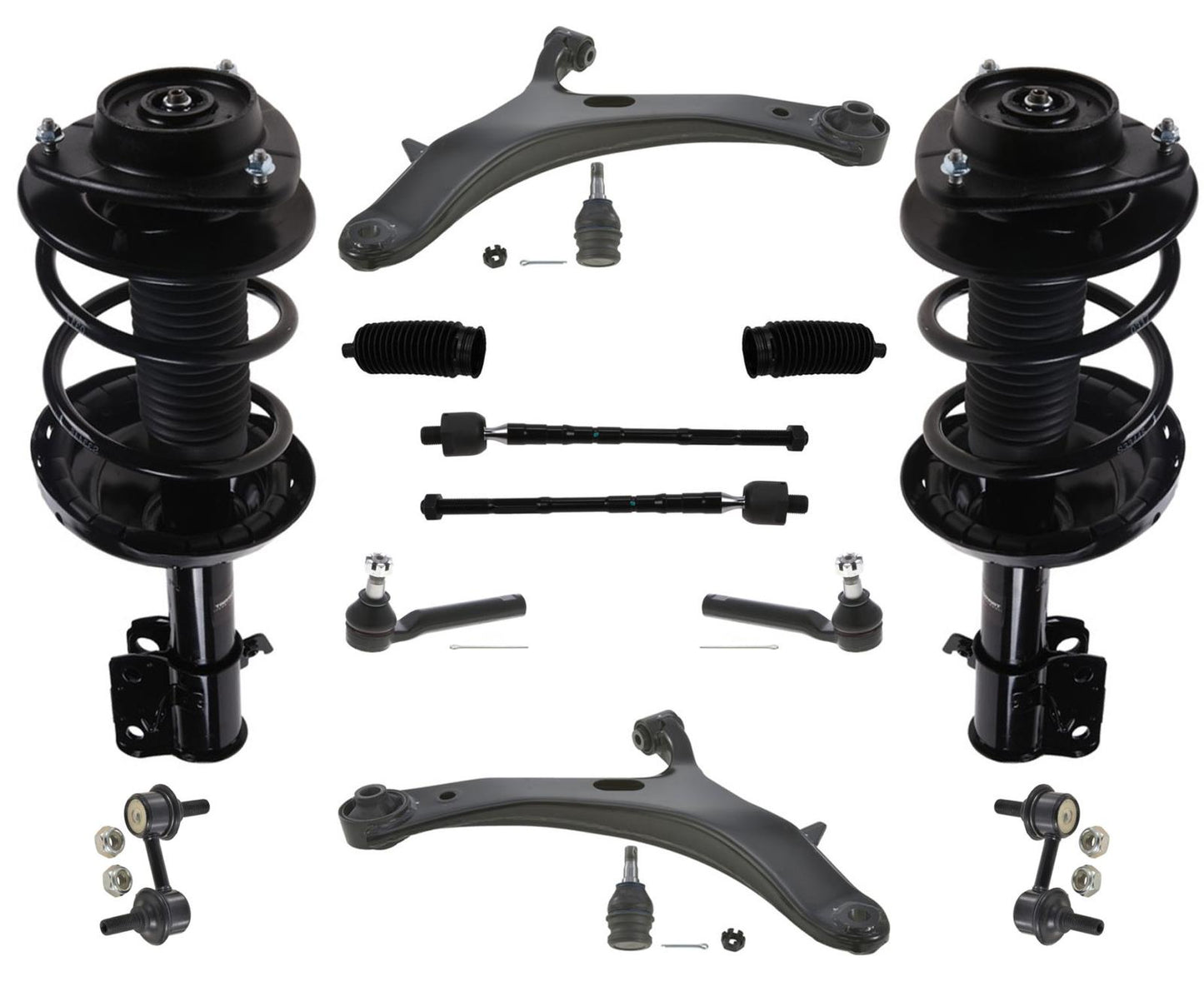 Brazos de control y barras de acoplamiento completos para Subaru Impreza 2.0L 12-14 no Turbo