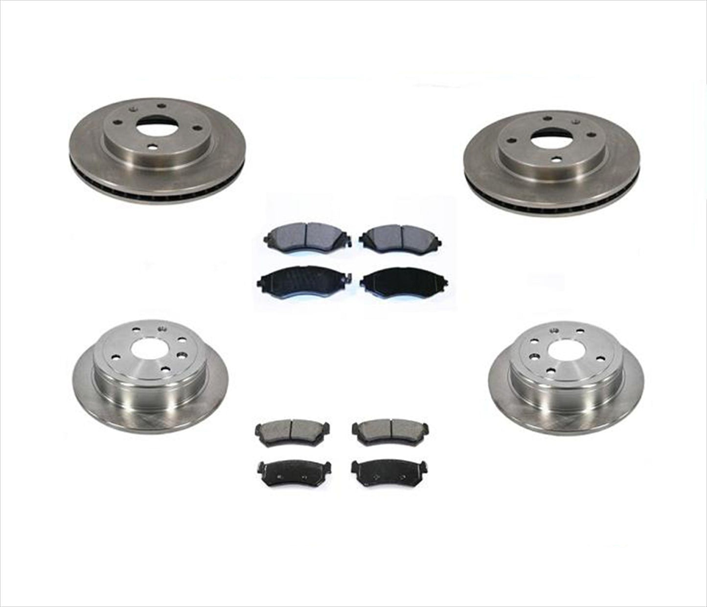 Front & Rear Brake Rotors & Ceramic Pads KIT for Suzuki Forenza & Reno 05-06