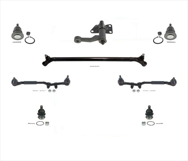 For Nissan Frontier 99-04 2.4L Rear Wheel Drive Ball Joints Idler Arm Tie Rods