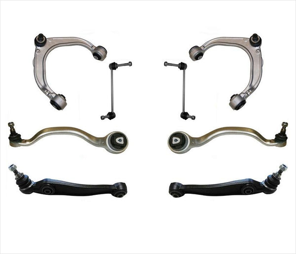 Para 07-13 X5 08-14 X6 L y R brazos y enlaces de control delanteros inferiores con transmisión adaptativa