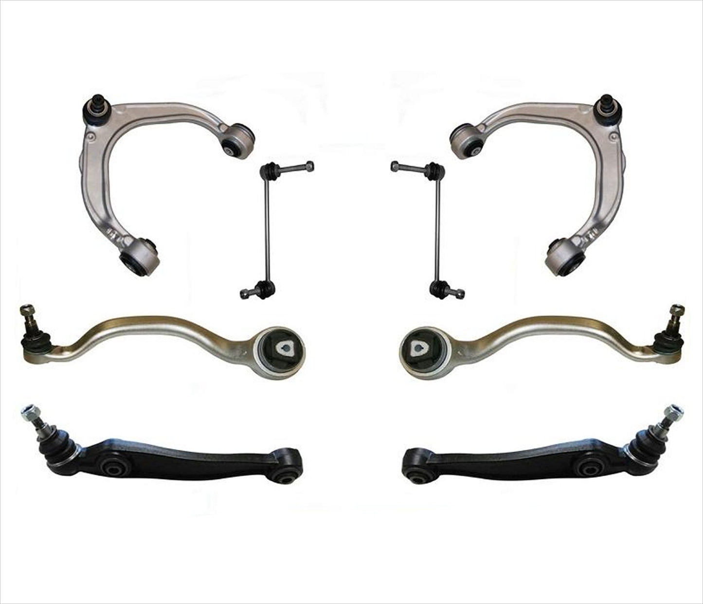 Para 07-13 X5 08-14 X6 L y R brazos de control inferiores delanteros, rótulas y enlaces