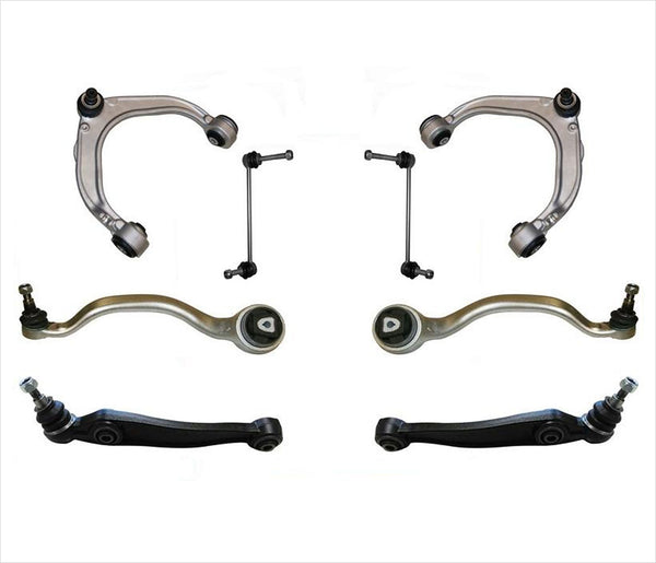 Para 07-13 X5 08-14 X6 L y R brazos de control inferiores delanteros, rótulas y enlaces