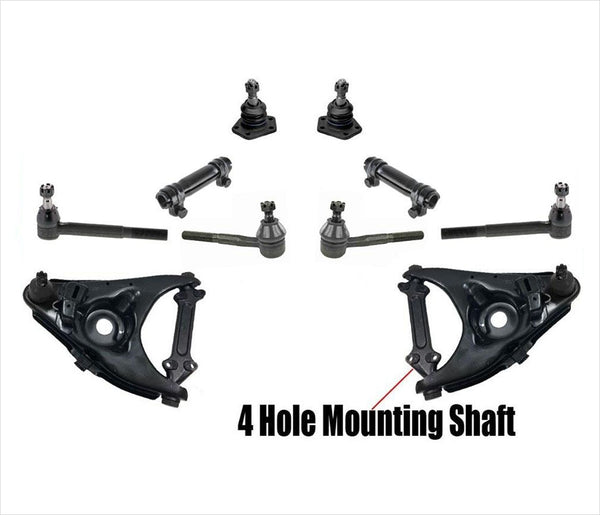 For 81-86 C30 Standard Pick Up Rear Wheel Drive 4 Hole Mounting Control Arms 10p