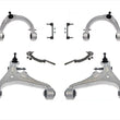 Front Lower & Upper Control Arms Tie rods For 05-11 Cadillac STS All Wheel Drive