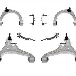 Front Lower & Upper Control Arms Tie rods For 05-11 Cadillac STS All Wheel Drive