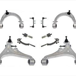 Front Upper & Lower Arms Links Tie Rods for 2004-2009 SRX ALL WHEEL DRIVE ONLY