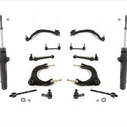 Front Struts Upper & Lower Control Arm Tie Rod & Links For Mitsubishi Galant