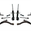 Front Struts Control Arms Tie Rods 10Pc Kit for Chrysler Pt Cruiser 2001-2010