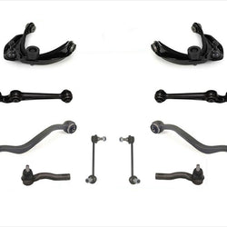 10 Pcs Chassis Kit Control Arms For Ford Fusion 10-12 Mercury Milan 10-11