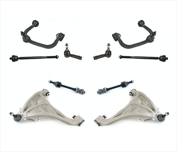 for 04-08 F150 4 Wheel Drive 4x4 Ball Joints Bushings Tie New Control Arms 10pc