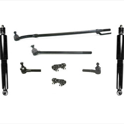 For Ford 91-96 F150 F250 Drag Link & Tie Rods 8Pc Trucks W/ Twin I Beam Axles