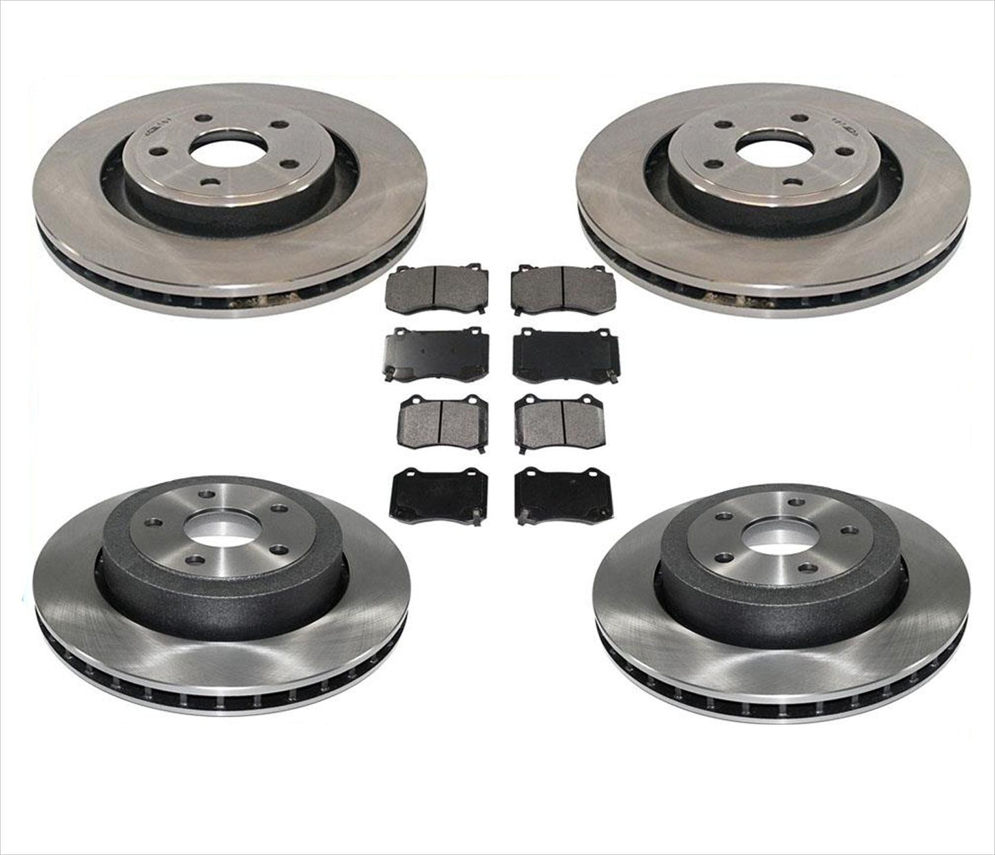 For 2006-2010 Jeep Grand Cherokee SRT8 6.1 Brake Disc Brake Rotors Ceramic Pads