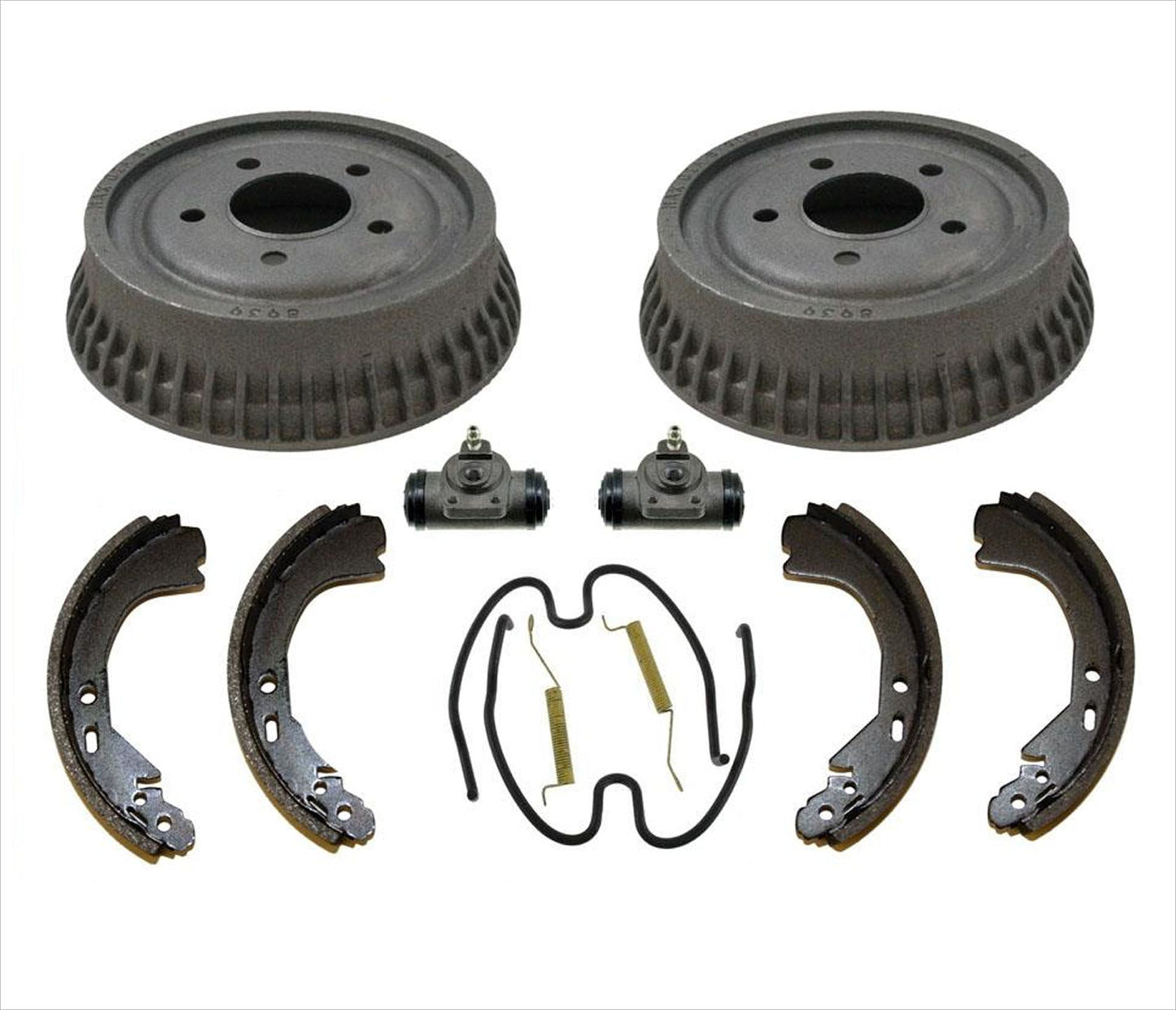 Tambores de freno trasero y zapatas Resortes de freno 6 piezas para Pontiac Grand Am 1999-2005