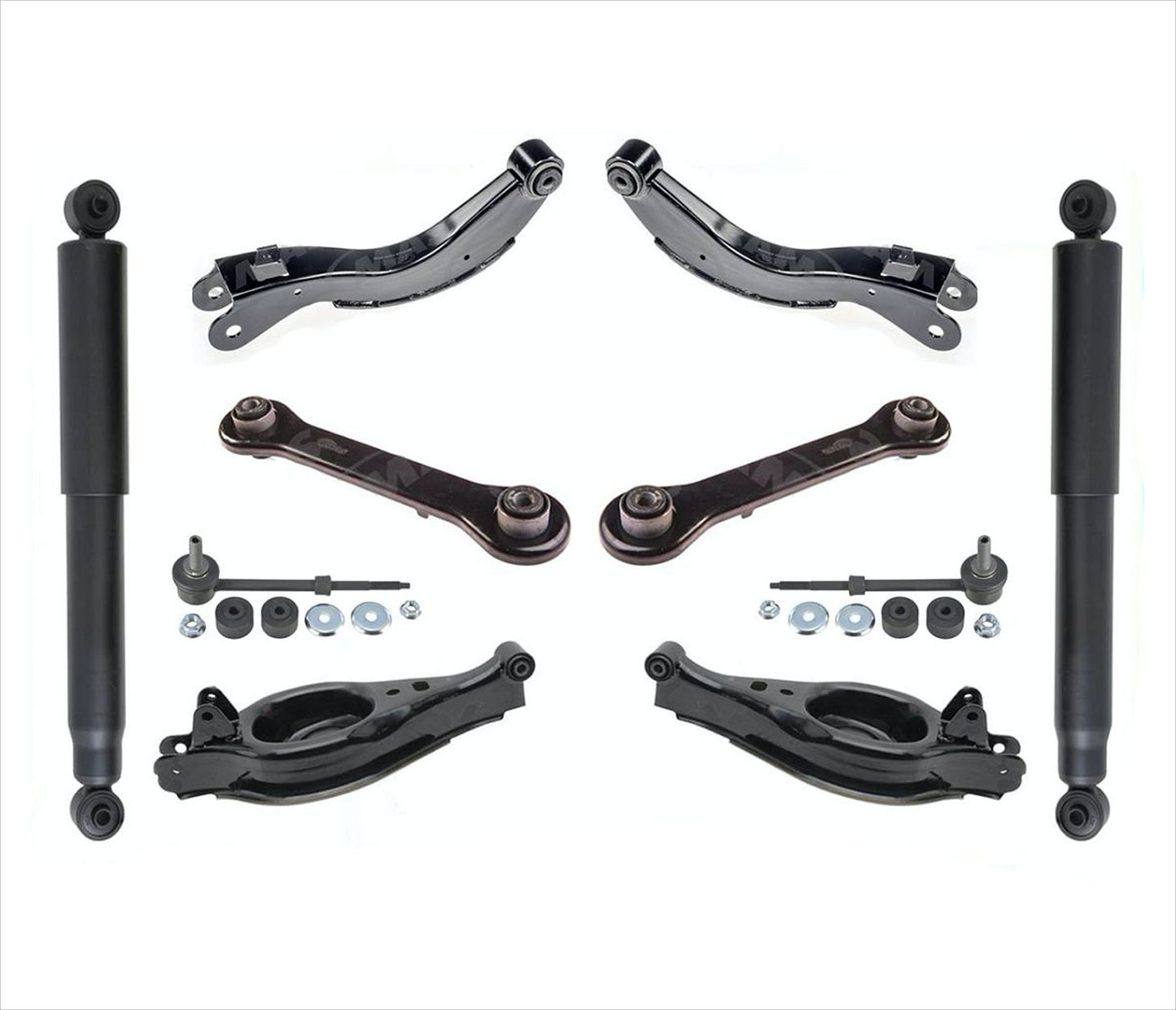 Rear Shocks Upper & Lower Control Arms & Links For Chevrolet Equinox 2007-2014